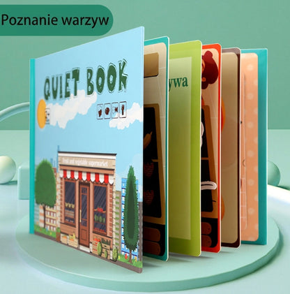 QuietBook – Trwała Książeczka Montessori z Opowieściami