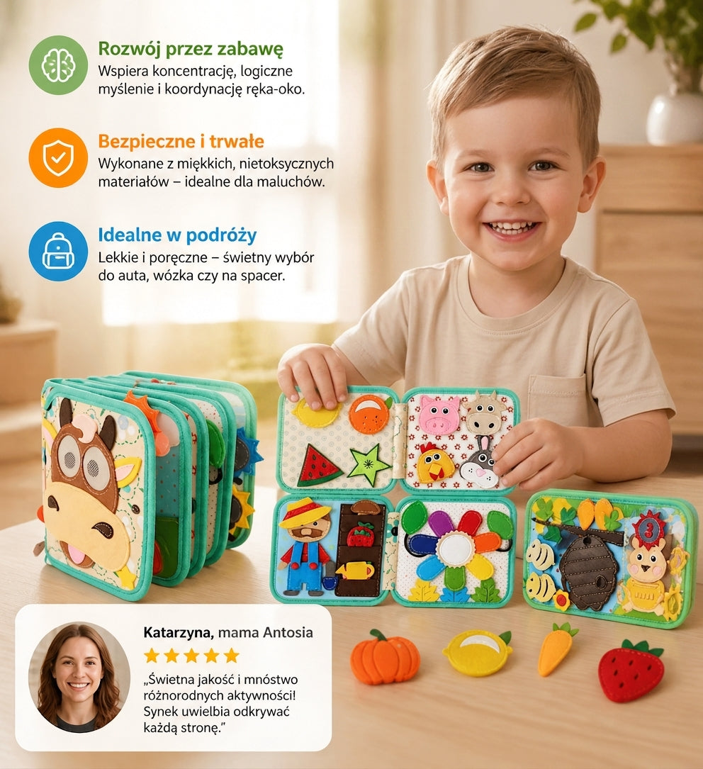 Zestaw Książeczek Montessori z Opowieściami – Kup 2, Otrzymaj 1 Gratis