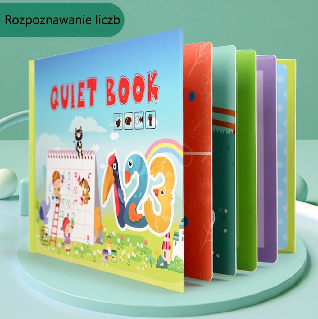 QuietBook – Trwała Książeczka Montessori z Opowieściami