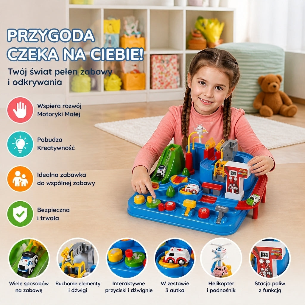 City Adventure – Interaktywna Gra Samochodowa dla Dzieci