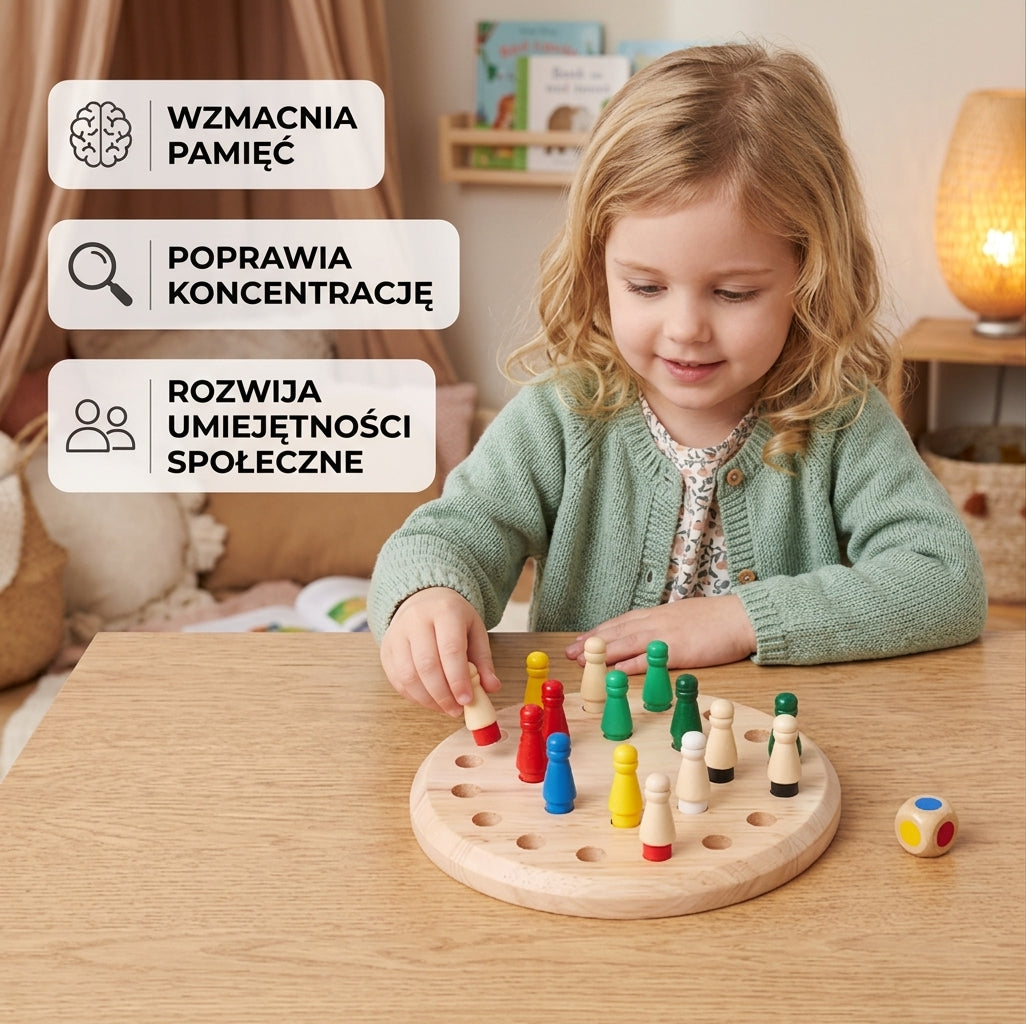 Gra Pamięciowa Szachy Edukacyjne – Nauka i Zabawa dla Dzieci