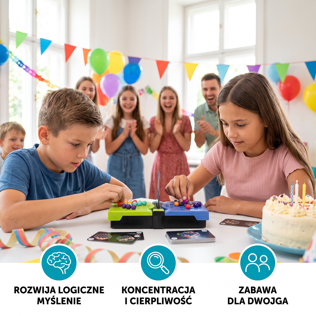 Logiczna gra pojedynkowa Head-to-Head – 80 wyzwań i łamigłówek