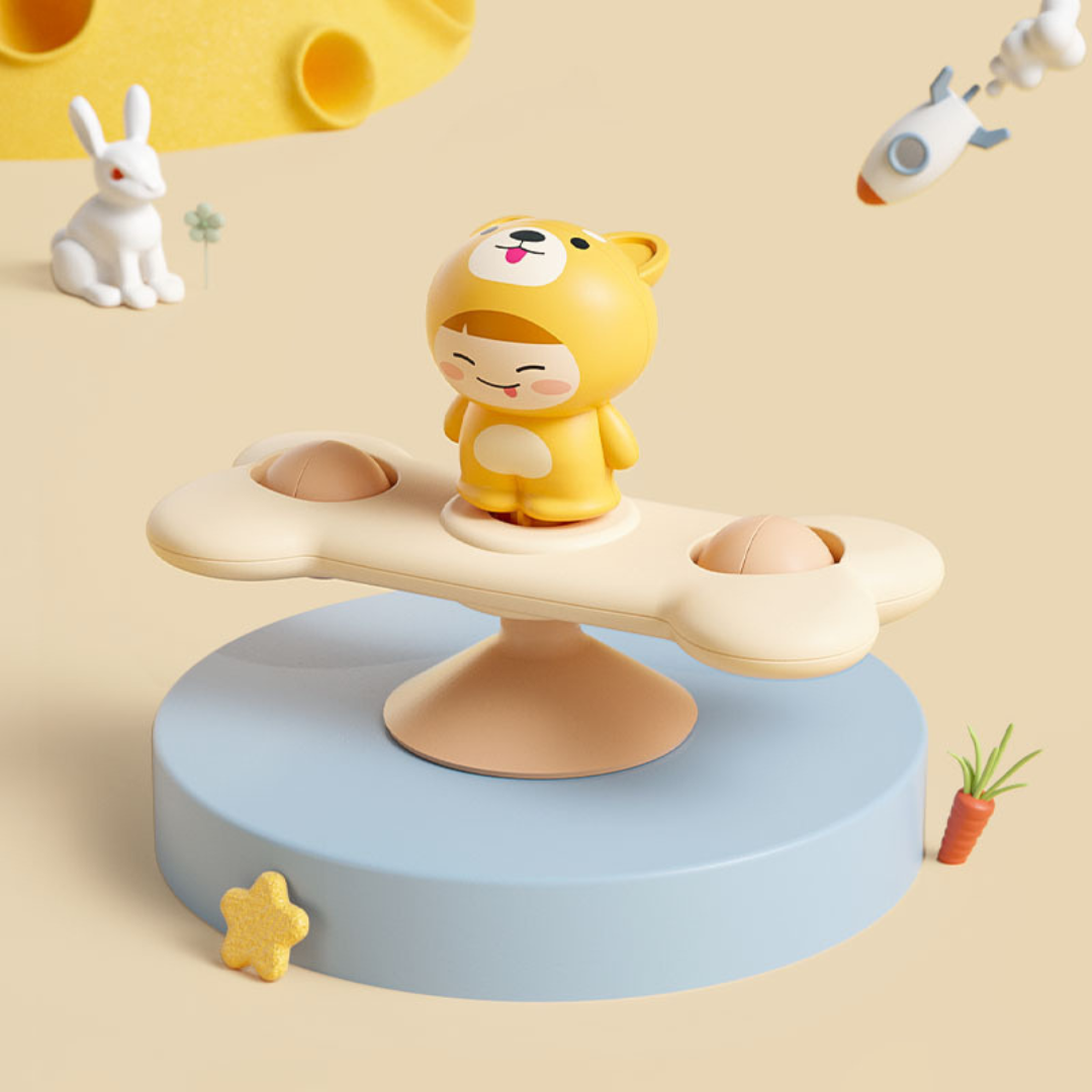 Montessori Przyssawkowy Spinner – Edukacyjna Zabawka Obrotowa