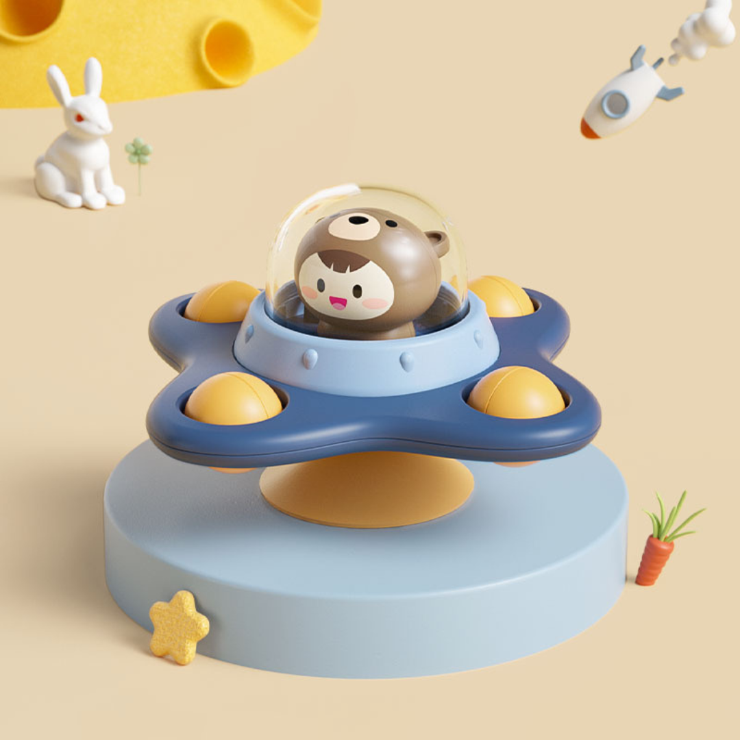 Montessori Przyssawkowy Spinner – Edukacyjna Zabawka Obrotowa
