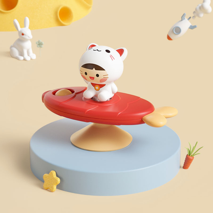 Montessori Przyssawkowy Spinner – Edukacyjna Zabawka Obrotowa