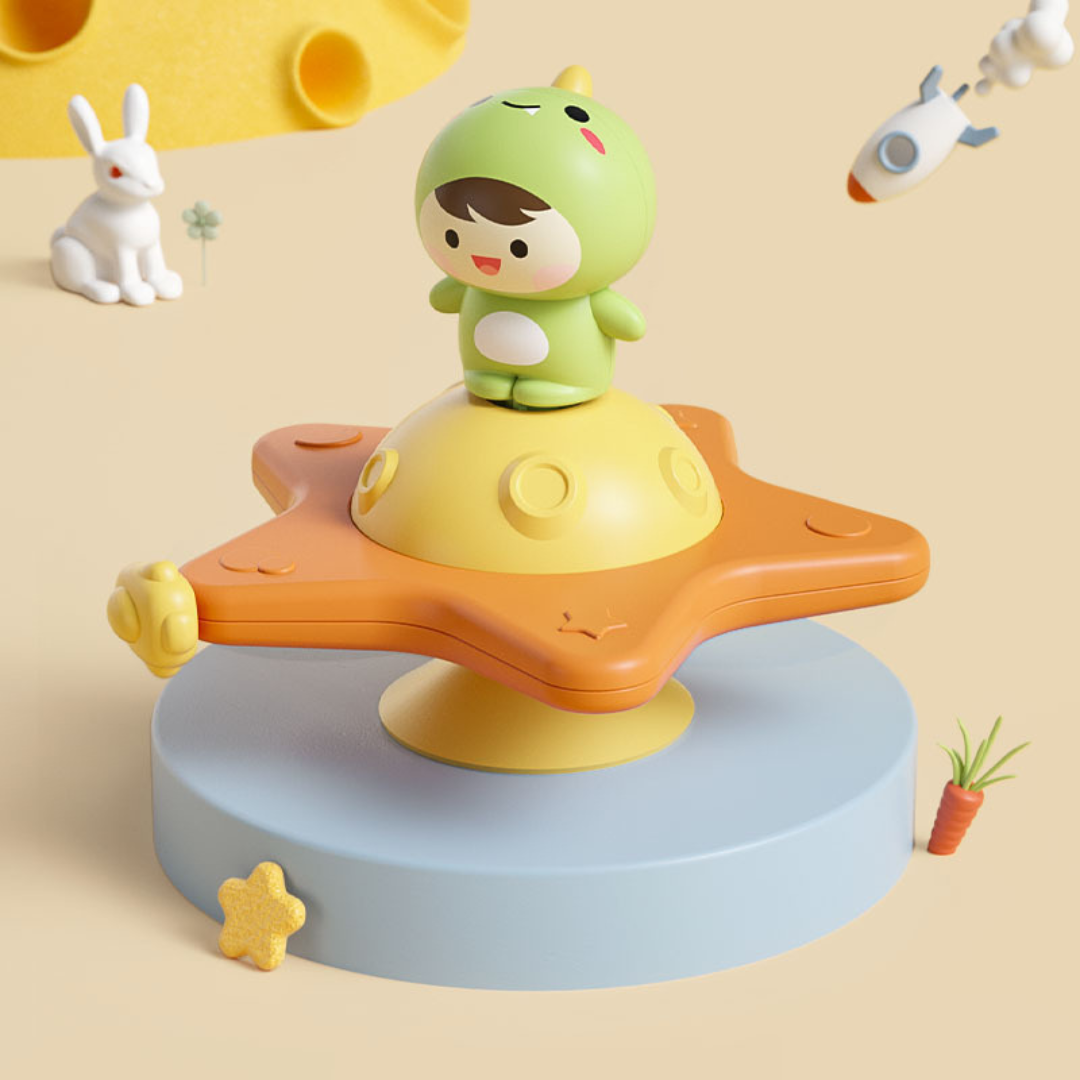 Montessori Przyssawkowy Spinner – Edukacyjna Zabawka Obrotowa