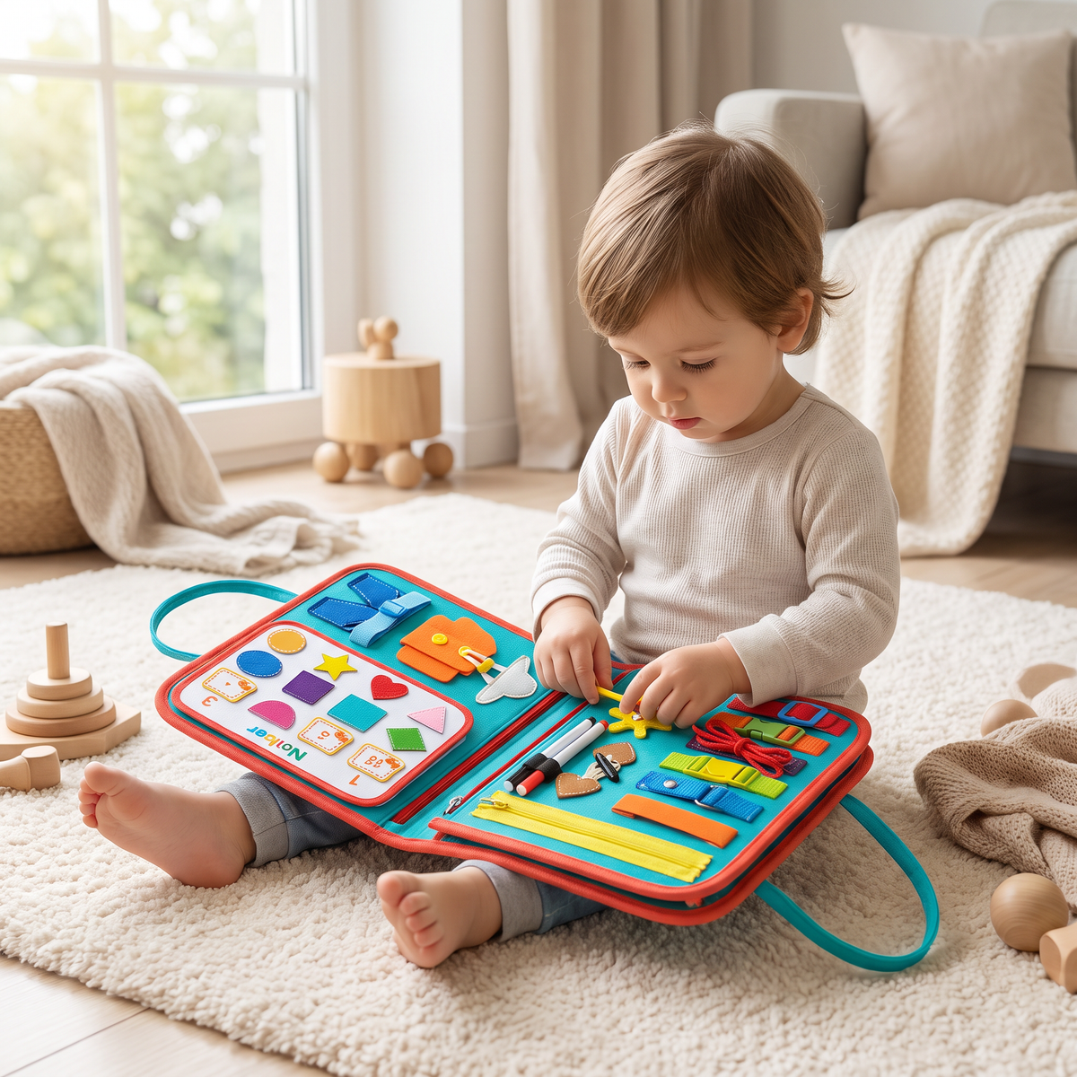 MagicBook – Sensoryczna zabawka Montessori