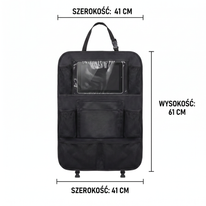 Ochraniacz i organizer na fotel samochodowy dla dzieci