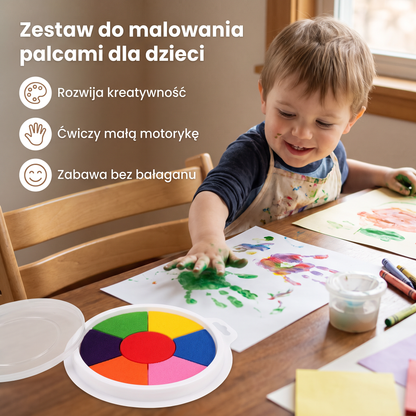 Zestaw do malowania palcami dla dzieci