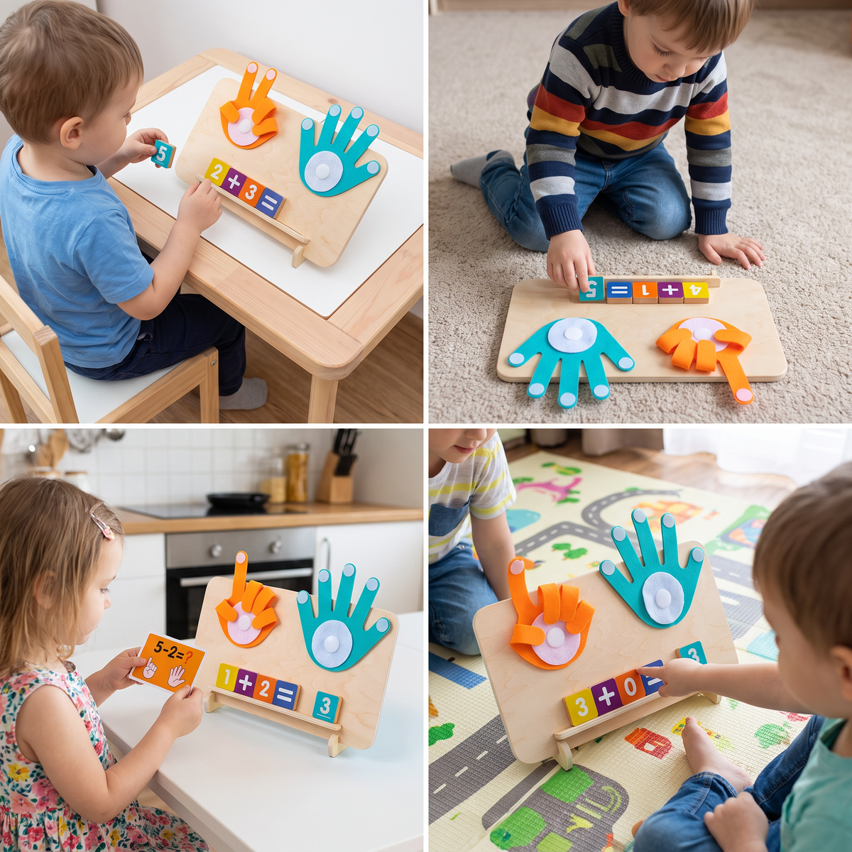Montessori – Gra matematyczna do nauki liczenia na palcach