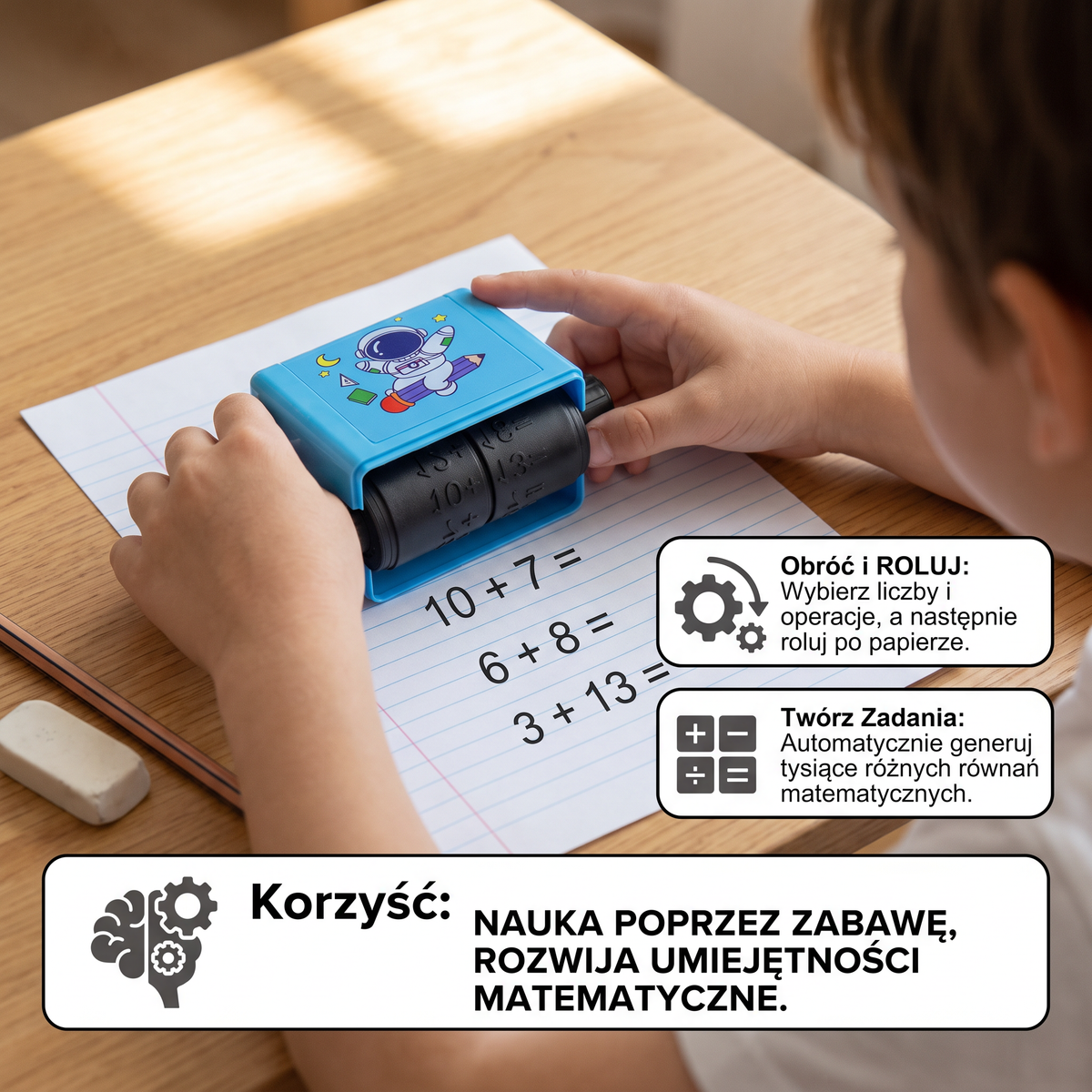 MathRoller – Twórz niekończące się matematyczne wyzwania
