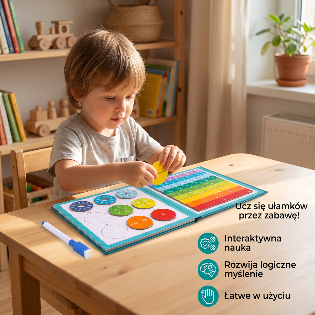 FractionFun – Interaktywna książka do nauki ułamków