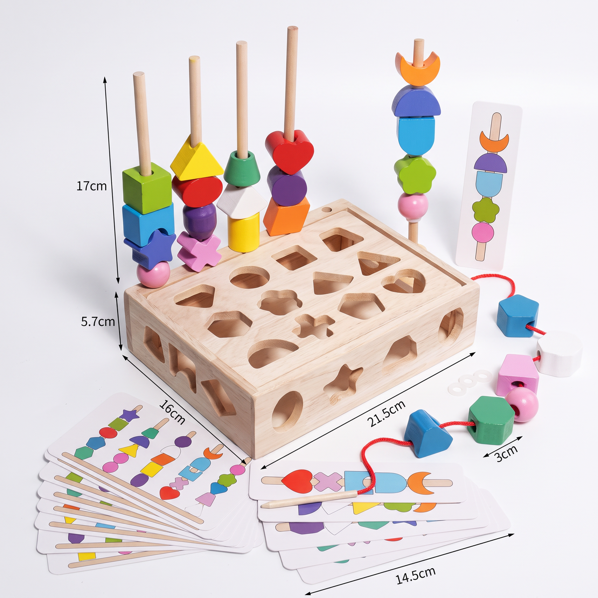 Gra Montessori – kształty i kolory