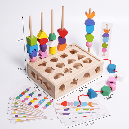 Gra Montessori – kształty i kolory