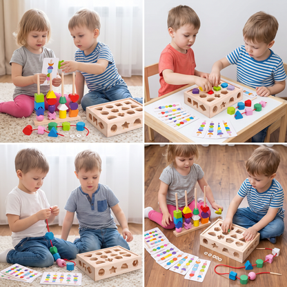 Gra Montessori – kształty i kolory