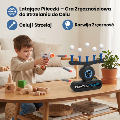Naturalna, nowoczesna nazwa produktowa: Latające Piłeczki – Gra Zręcznościowa do Strzelania do Celu.