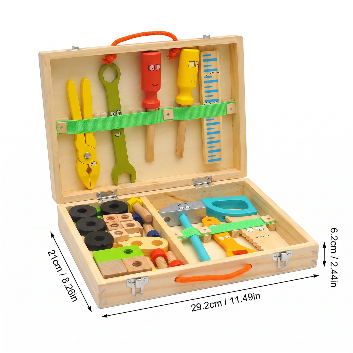 WoodyBox – Drewniana skrzynka narzędziowa Montessori