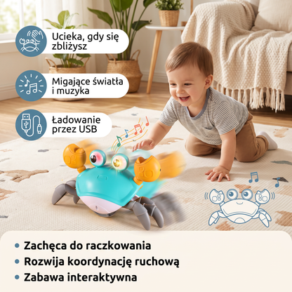 Krabowy Wyścig – Interaktywna Zabawka Zachęcająca Dziecko do Raczkowania