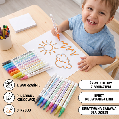 Błyszczące Markery