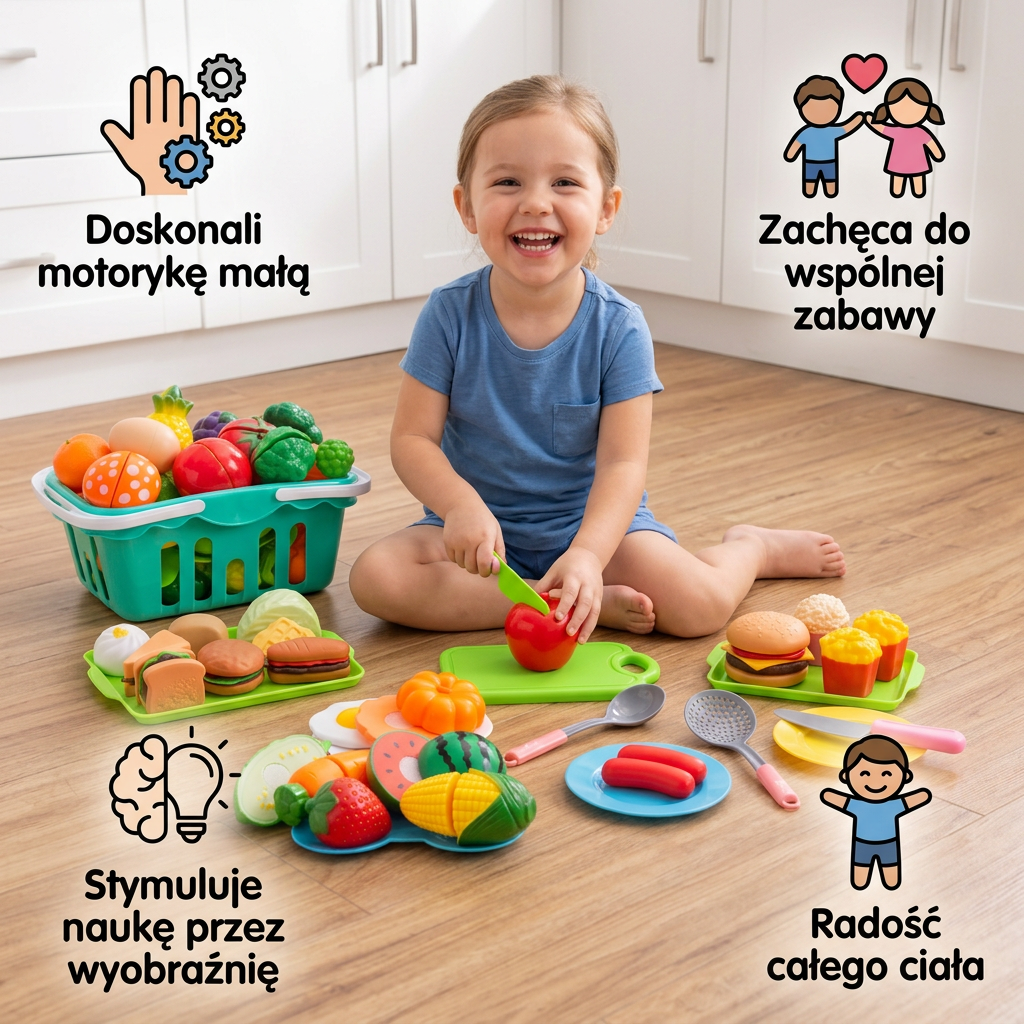 Zestaw Do Krojenia Owoców i Warzyw dla Dzieci