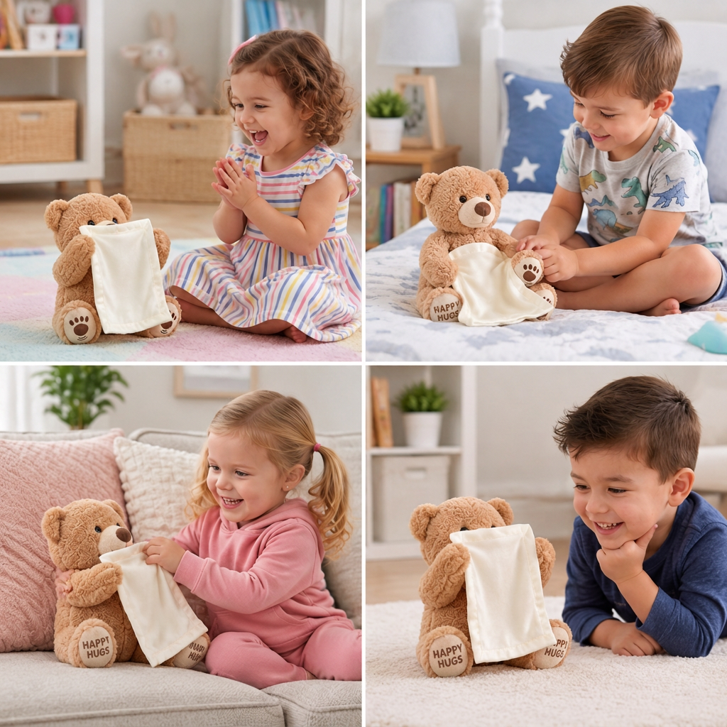 Peek-A-Boo-Teddy – Interaktywny Pluszowy Miś
