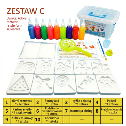 Magiczny Zestaw Wodny – Stwórz Własną Wyjątkową Figurkę 3D w Kilka Minut