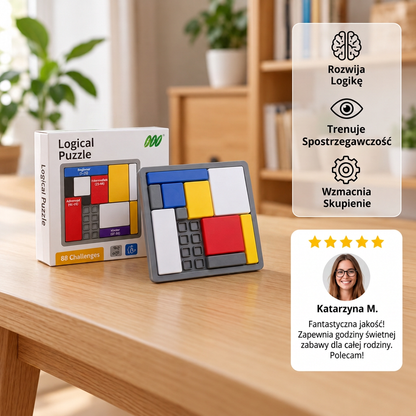 Kreatywna Gra Logiczna z Geometrycznymi Klockami