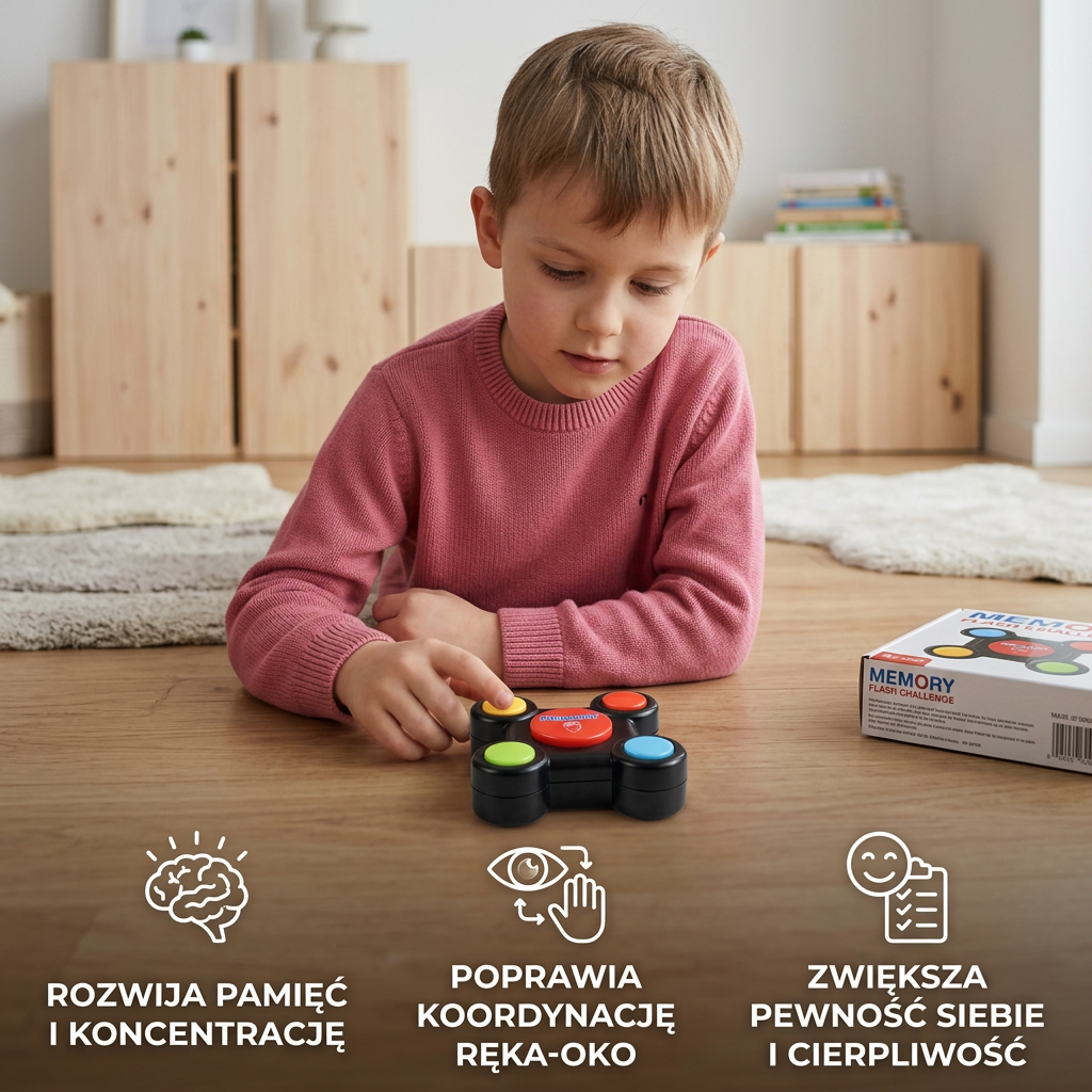 Gra pamięciowa „Wyzwanie błyskawicznej pamięci”