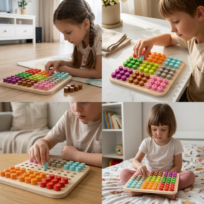 Drewniane sudoku 3D – godziny zabawy i wszechstronnego rozwoju!