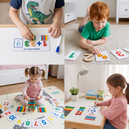 Gra edukacyjna z patyczkami do nauki matematyki