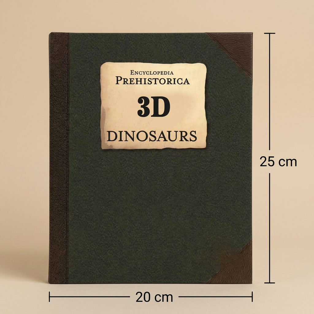 Interaktywna encyklopedia dinozaurów 3D z wyskakującymi ilustracjami