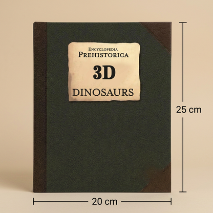 Interaktywna encyklopedia dinozaurów 3D z wyskakującymi ilustracjami