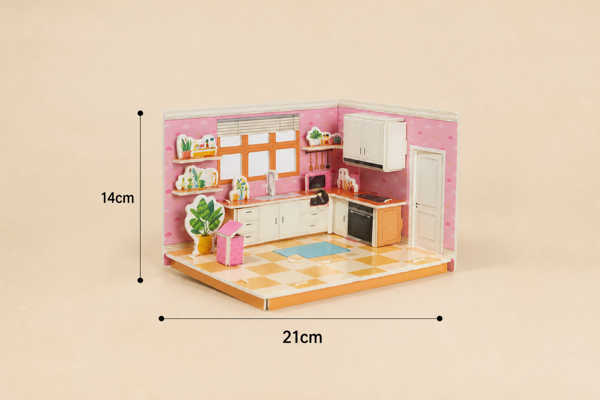 Puzzle 3D Pokój – Twórz, Buduj i Odkrywaj!