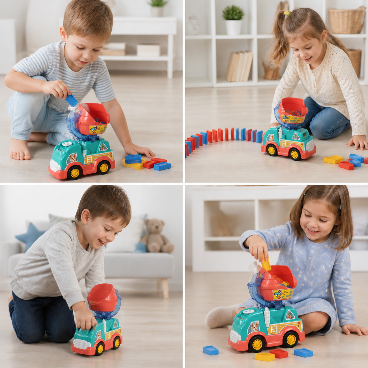 Montessori Ciężarówka Domino