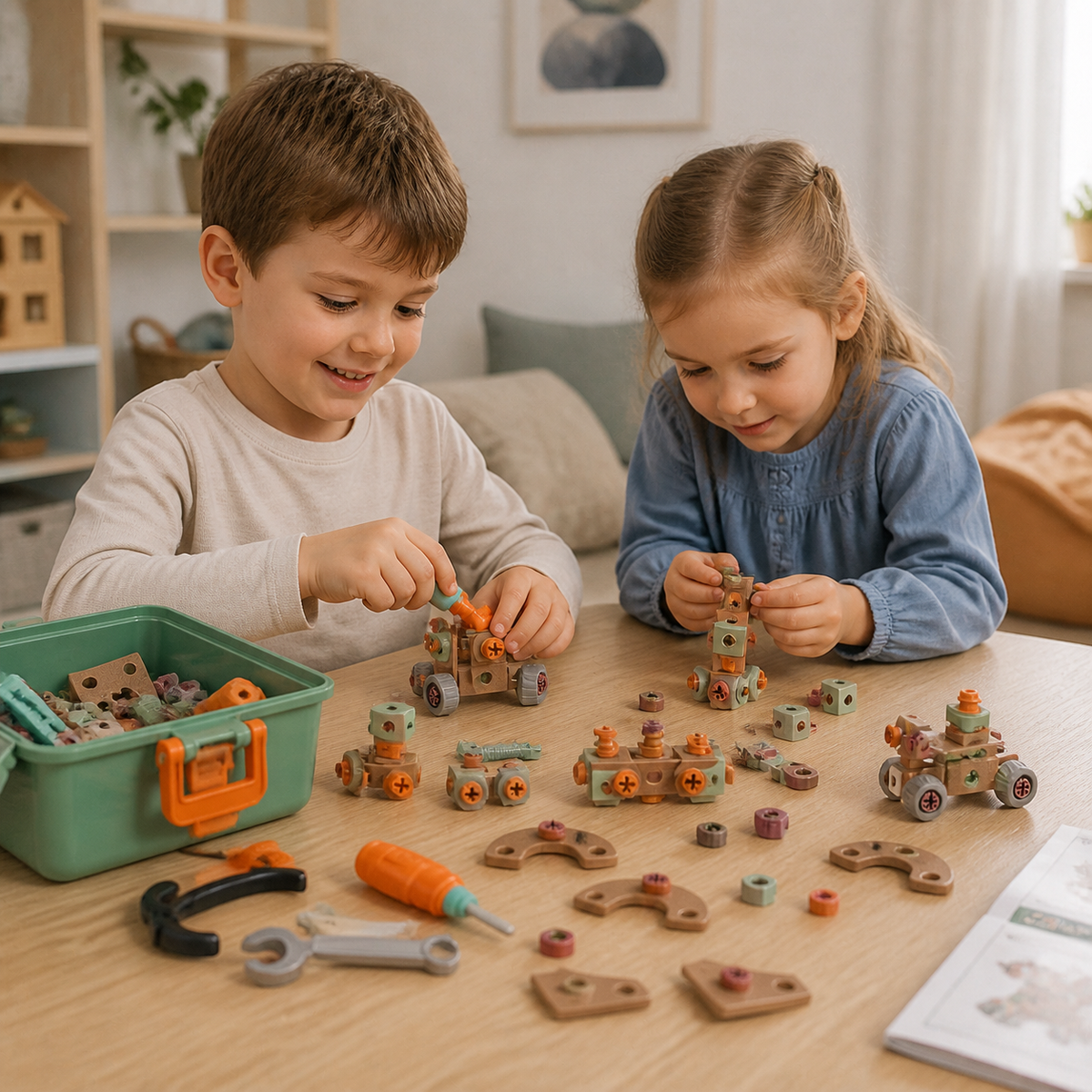 Mini Zestaw Konstrukcyjny i Zabawowy Małego Majsterkowicza