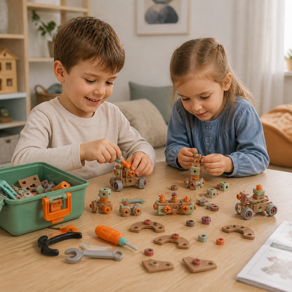 Mini Zestaw Konstrukcyjny i Zabawowy Małego Majsterkowicza
