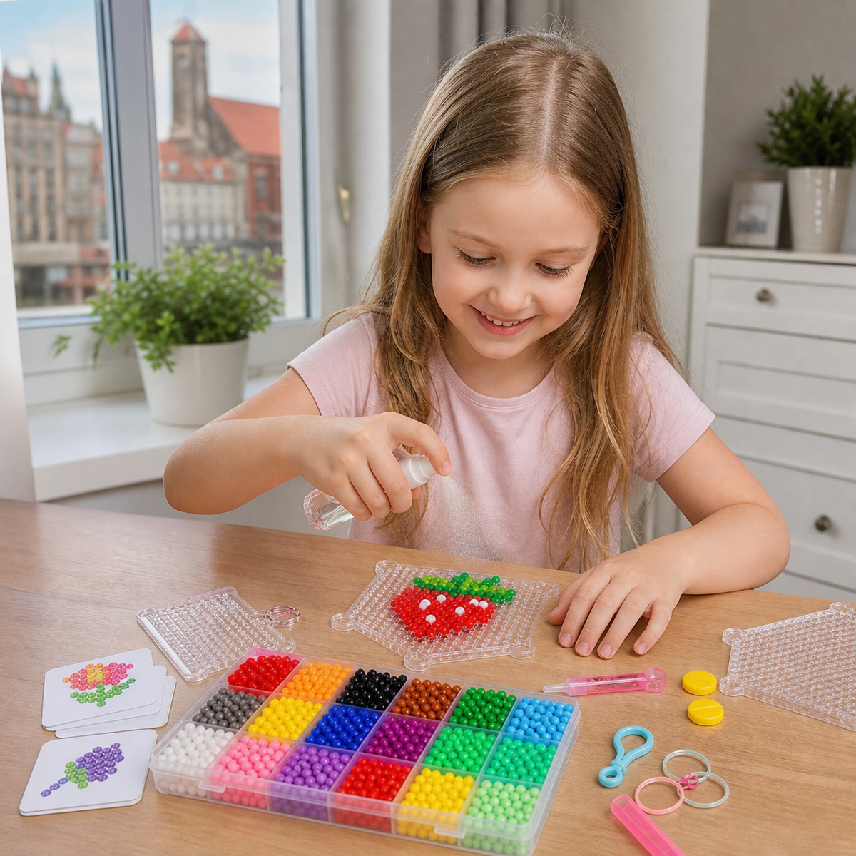Magiczny zestaw kreatywny z koralikami wodnymi