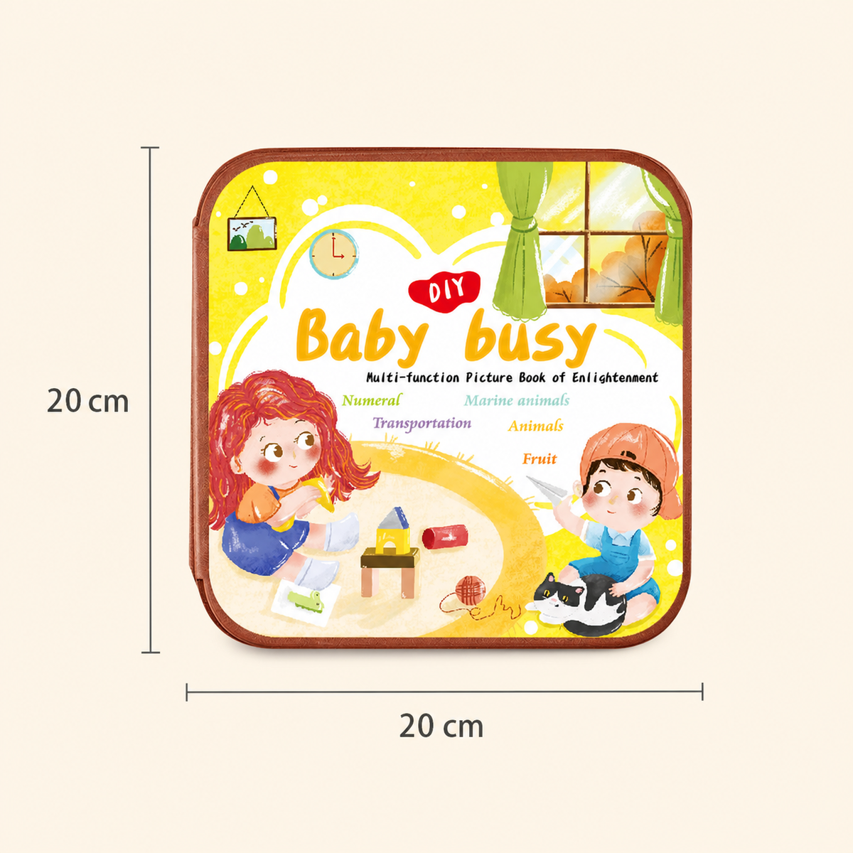 Magiczna książeczka Montessori 2 w 1 do malowania wodą i zabawy