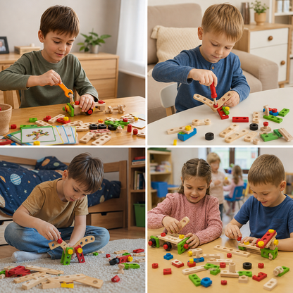 WoodCraft – zestaw edukacyjny do nauki i tworzenia dla dzieci