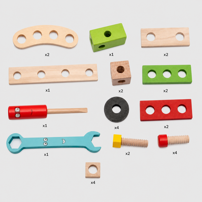 WoodCraft – zestaw edukacyjny do nauki i tworzenia dla dzieci