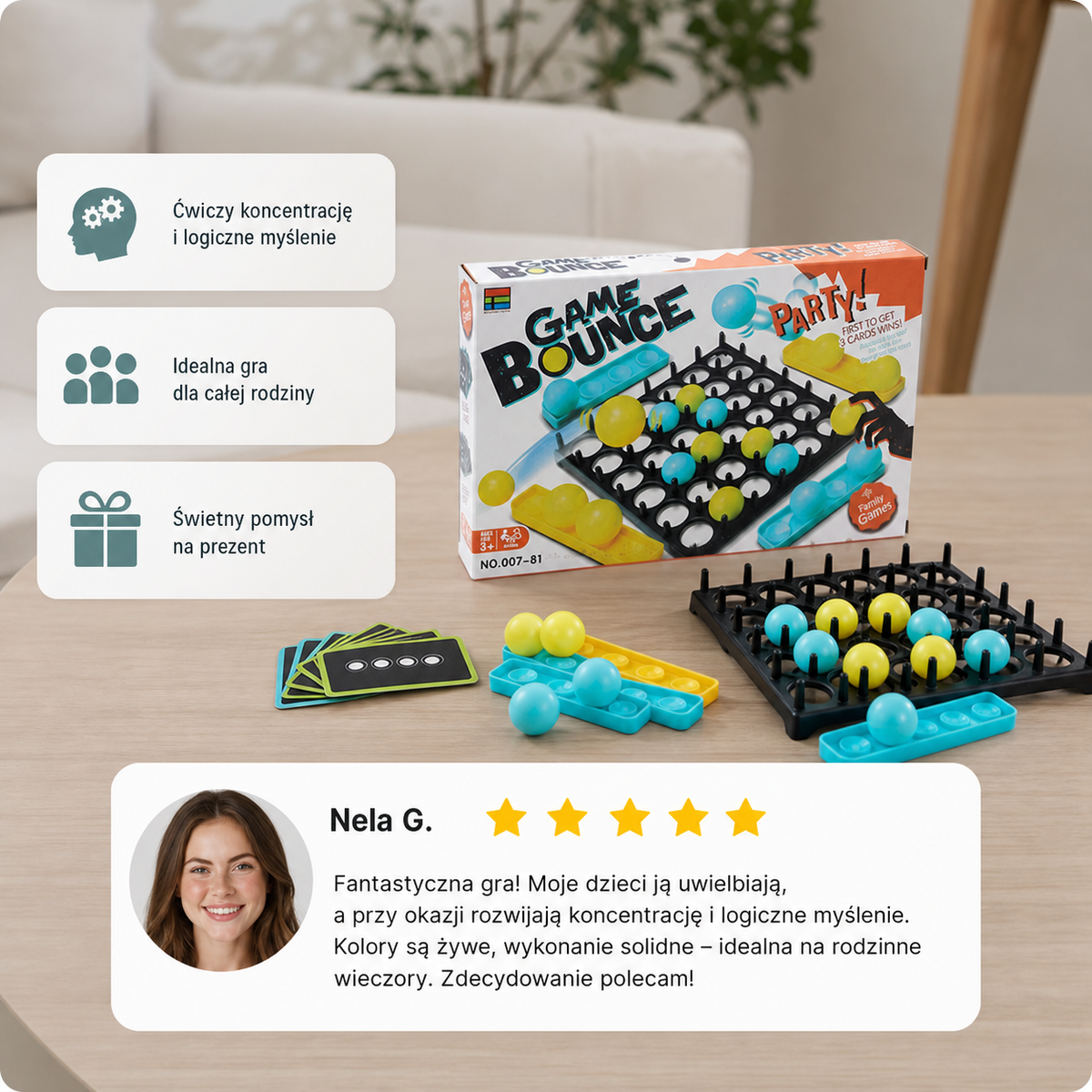 BouncyBounce – sprężysta piłka do niekończącej się zabawy dla osób w każdym wieku!