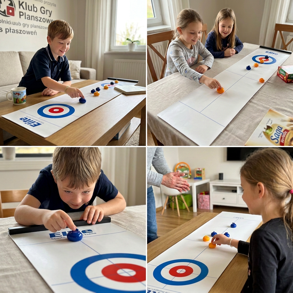 Mini gra w curling