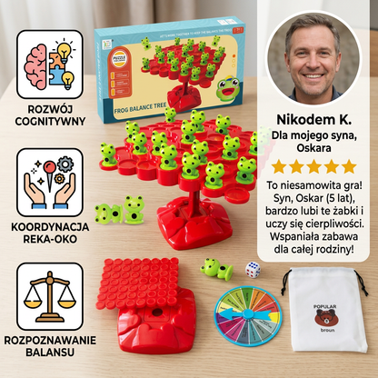 BalanceTree – drewniana deska równoważna Montessori