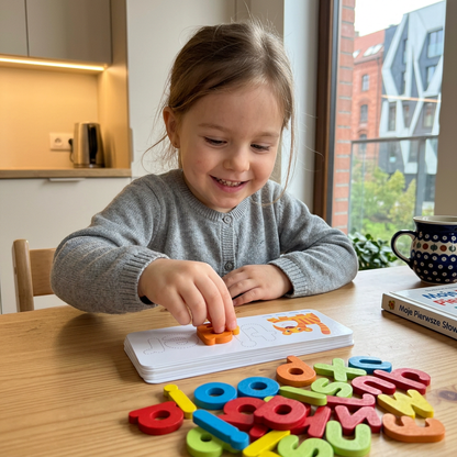 SpellMaster – Drewniana gra Montessori do nauki liter