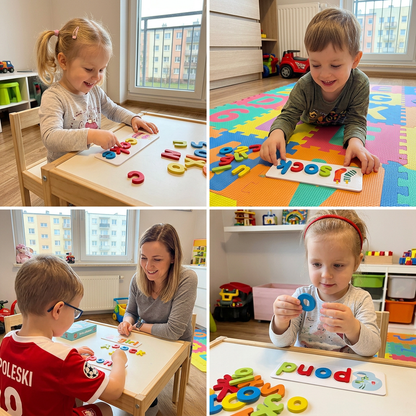 SpellMaster – Drewniana gra Montessori do nauki liter