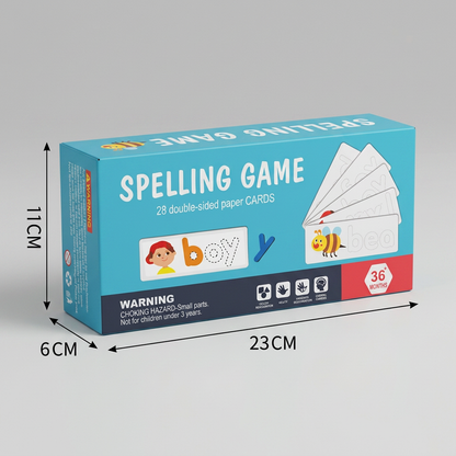 SpellMaster – Drewniana gra Montessori do nauki liter