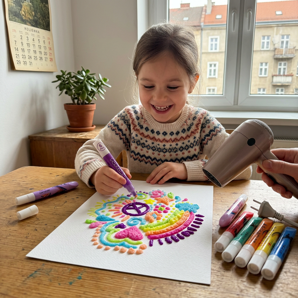 Magiczne puchnące pisaki do rysowania