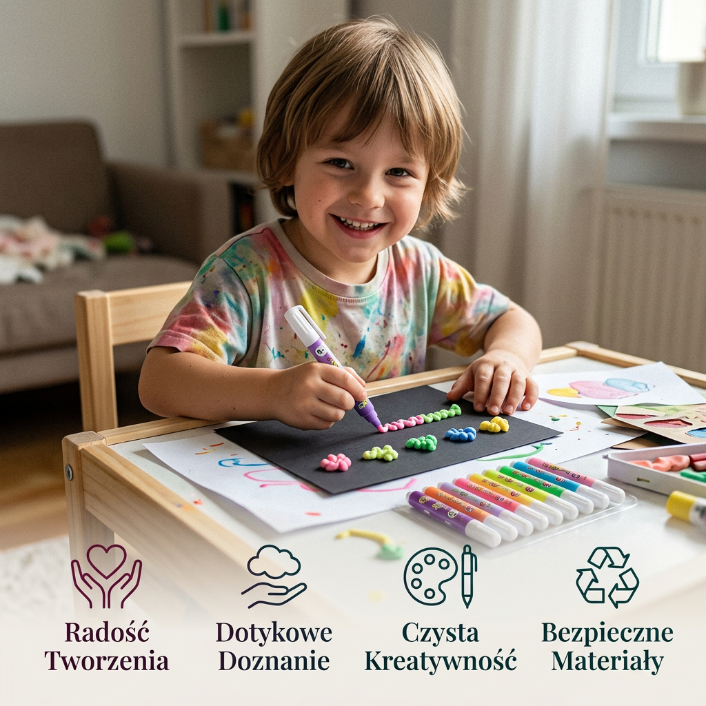 Magiczne puchnące pisaki do rysowania