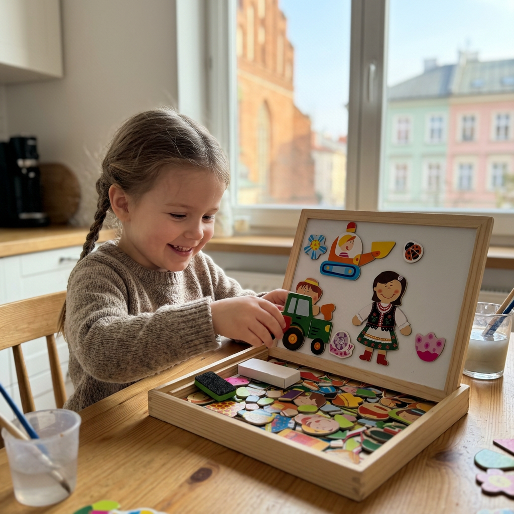 Tablica do rysowania Montessori 2 w 1