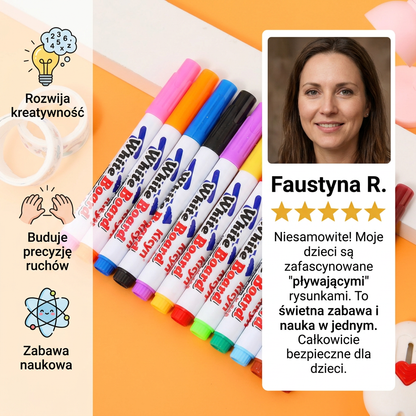 Magiczne pływające pisaki